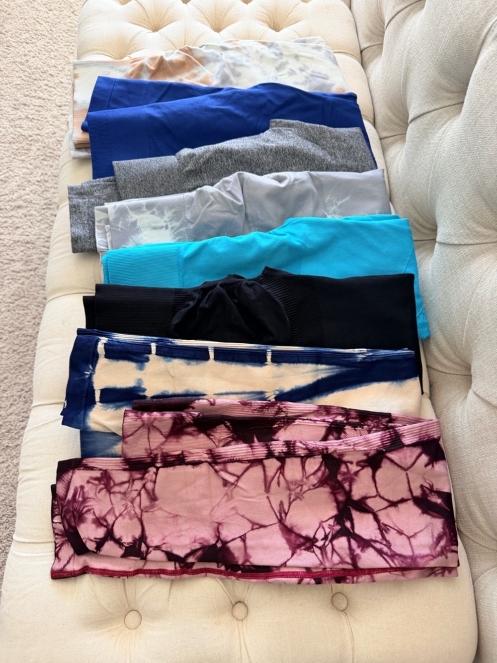 Kids Tie-Dye Leggings - Pink